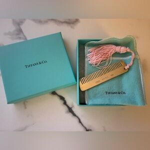 Tiffany & Co. Gold Comb with Soft Pink Tassel